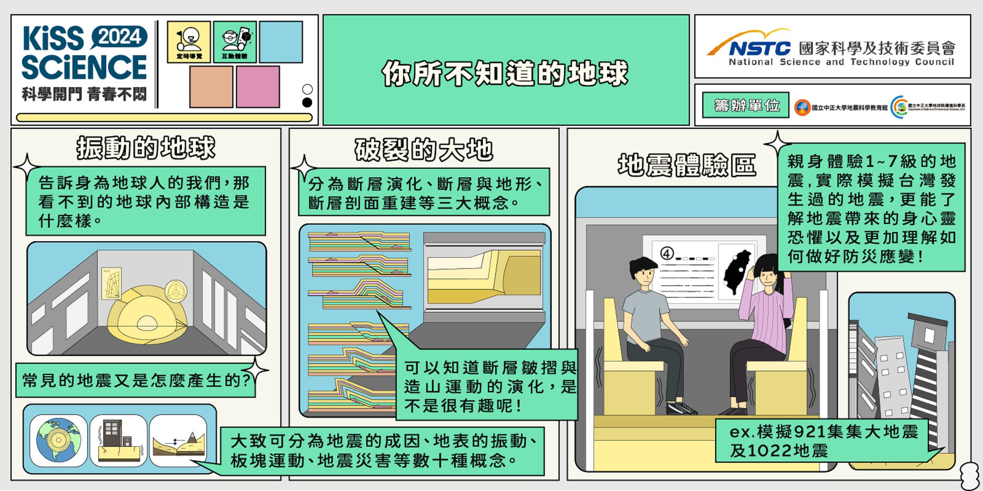  「震」撼之旅：中正大學地震科學教育館參訪