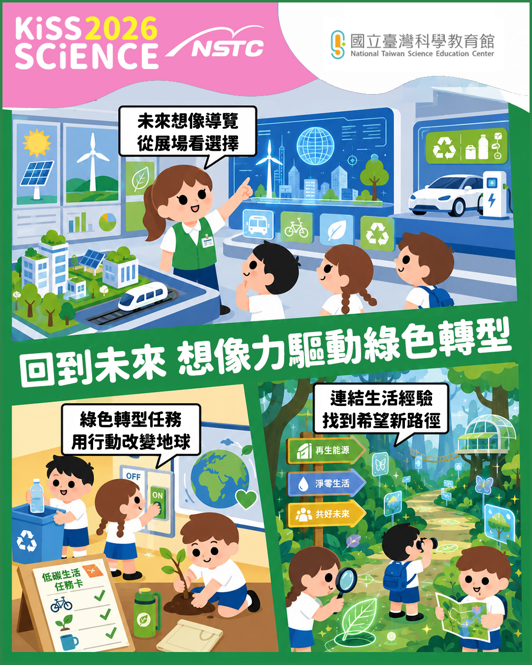 「回到未來：想像力驅動綠色轉型」定導