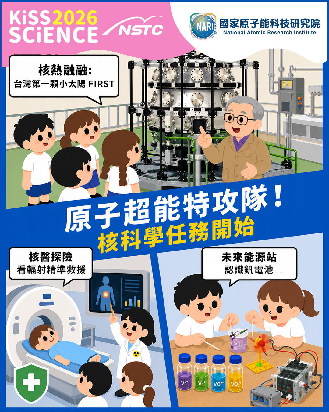 原子超能特攻隊！核科學任務開始